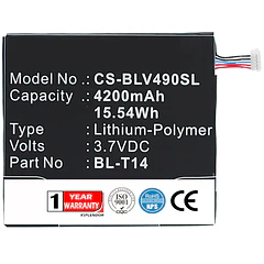 Batería de Repuesto CS-BLV490SL para LG G Pad 8.0 G Pad F 8.0 G Pad - Xsplendor