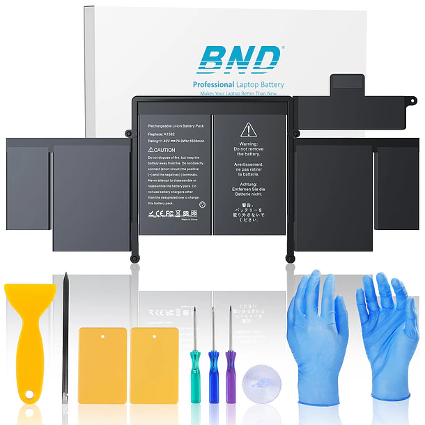 Batería de Repuesto A1582 para MacBook Pro 13 Inch Retina A1502 Battery (Late 2013 Mid - BND 1