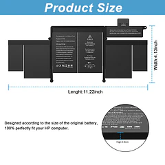 Batería de Repuesto A1582 para MacBook Pro 13 Inch Retina A1502 Battery (Late 2013 Mid - BND