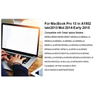 Batería de Repuesto A1582 para MacBook Pro 13 Inch Retina A1502 Battery (Late 2013 Mid - BND 6