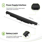 Batería de Repuesto HS03 para HP Pavilion 14 15 17 250 G4 255 G4 Notebook - Tanch 4