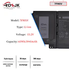 Batería de Repuesto R73TC para Dell Latitude 5320 7320 7420 7520 Latitude 5320 2-in-1/7320 2-in-1/7420 2
