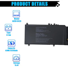 Batería de Repuesto para Razer Blade 17” (2022) | RZ09-0423x Series Notebook RZ09-0423 4ICP4/62/128 - AOMKA