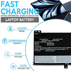 Batería de Repuesto L21L4P71 para Lenovo ThinkPad T14 Gen 3 / P14S Gen 3 Gen - EFOHANA