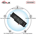 Batería de Repuesto B41N1304 para ASUS ZenBook UX333FAC UX334FA UX334FL UX433FL UX433FLC UM433DA UM433IQ UM434DA 6