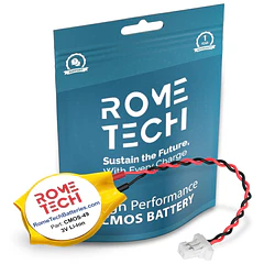 Batería CMOS RTC de Repuesto CMOSRTB227 para DELL Inspiron 5401, 5408, Latitude 3320 - Laptop Backup 3V - Rome Tech