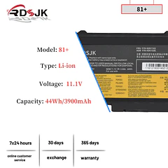 Batería de Repuesto 81+ para Lenovo ThinkPad T420i T420s T420s 4171-4176 T430s T430si T420si 0A36287