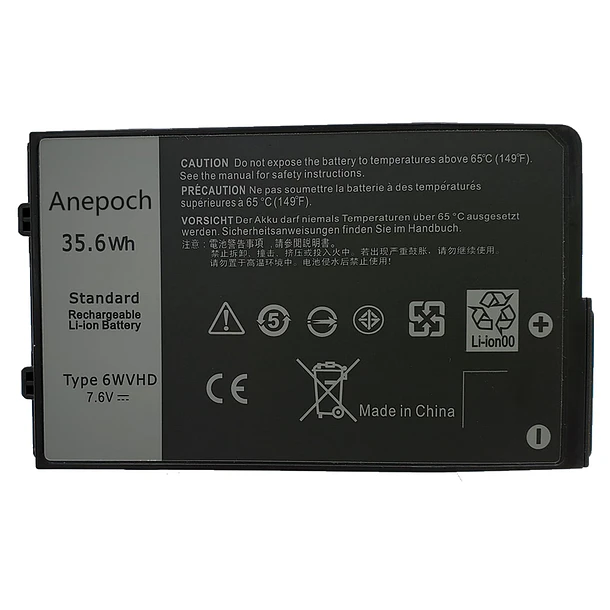 Batería de Repuesto 6WVHD para Dell Latitude 7230 Rugged Extreme Tablet T06H T06H001 Series Notebook - Anepoch 6