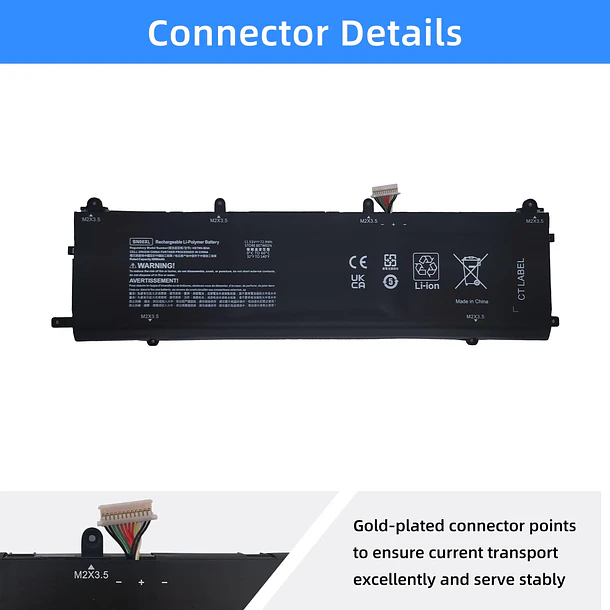 Batería de Repuesto BN06XL para HP Spectre X360 15-EB0000 Series 15-EB0043DX 15-EB1043DX 15-EB0053DX 15-EB0005UR 15-EB0005NI - NBULBL 3