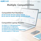 Batería de Repuesto JPFMR para Dell Inspiron 7700 7500 7501 Precision 5540 vostro 7500 g7 - GBNENGTD 5
