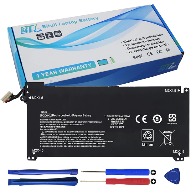 Batería de Repuesto C31N1636 para HP Omen 15-DH 15T-DH000 15T-DH100 15-DH1010CA 15-DH1019NR 15-DH1065CL 15-DH0001LA 15-DH1020NR - Bituli 1