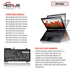 Batería de Repuesto RG04XL para HP ProBook 430 440 445 450 455 455R G6/G7 ZHAN - RDSJ 3