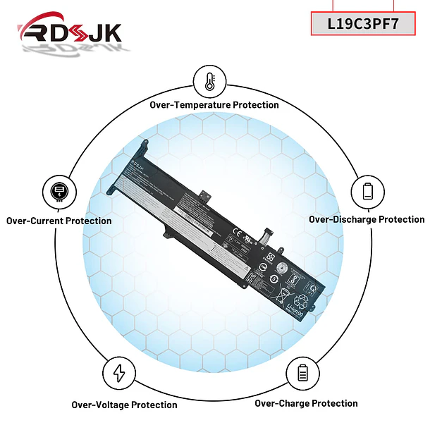 Batería de Repuesto L17M3PG1 para Lenovo IdeaPad 3-14ADA05 3-14ARE05 3-14IIL05 3-14IML05 3-15ARE05 3-15IIL05 3-15IML05 Series - RDSJK 6