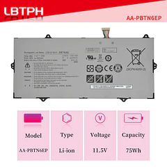 Batería de Repuesto AA-PBTN4LR para Samsung 900X5T 900X5T-X01 900X5T-X02 900X5T-X05 900X5T-X78L Notebook 9 2018 NP900X5T - LBTECH