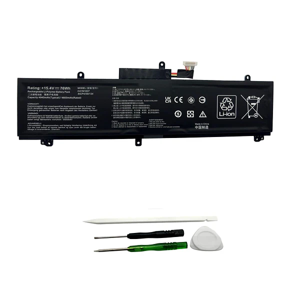 Batería de Repuesto C41N1837 para ASUS ROG Zephyrus S G15 GA501I GA502 GA502DU GA502GU GU502DU - Yafda 1