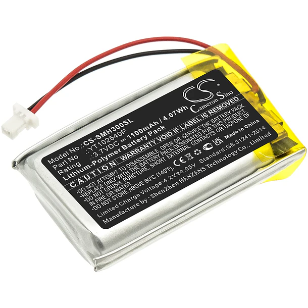 Batería de Repuesto CS-SMH300SL para Sena SP46 50S 30K (3.7V) - Enyuly 1