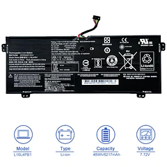 Batería de Repuesto L16L4PB1 para Lenovo Yoga 720-13IKB 730-13IKB 730-13IWL Series L16M4PB1 5B10M52739 5B10M52738 5B10M52740 - JOTACT