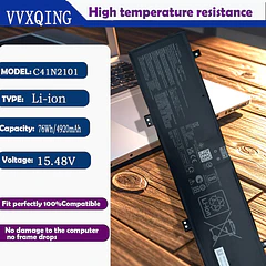 Batería de Repuesto C41N2101 para Asus ROG G14 GA402R TUF FX517 Zenbook Pro 14 Duo - VVXQING