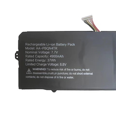 Batería de Repuesto BTY-M66 para Samsung Galaxy Chromebook 2 XE530QDA XE530QDA-KA1US XE530QDA-KA2US XE530QDA-KB1US XE530QDA-KB2US Series(7.7V - HBFVG