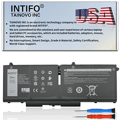 Batería de Repuesto 07KRV para Dell Latitude 5330 5430 5530 Precision 3570 Series Notebook 0H4PVC - INTIFO