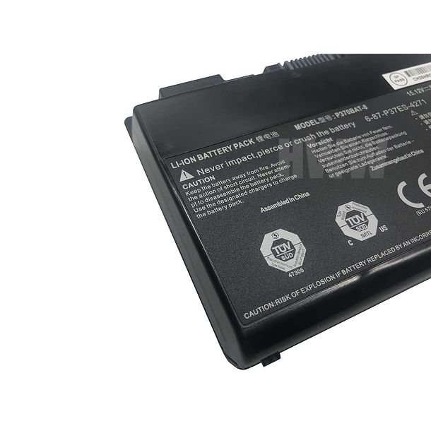 Batería de Repuesto C31N1517 para Clevo X900 P370EM 6-87-P37ES-4271 Series - HWW 2