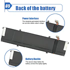 Batería de Repuesto FZ06XL para HP Spectre x360 2-in-1 Envy 16-h0011TX 16-f0035nr 16-h0006TX 16 h0112nr 6