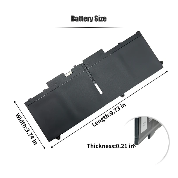 Batería de Repuesto 07KRV para Dell Latitude 5330 5430 5530 Precision 3570 Series Notebook 0H4PVC - INTIFO 6