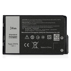 Batería de Repuesto PK03XL para Dell Latitude 7202 7212 7220 Rugged Extreme Tablet Series(7.6V 34Wh) - HBFVG