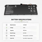 Batería de Repuesto AP19B8M para Acer SF314-59 511 512 MP414-51 Series - Tanch 2