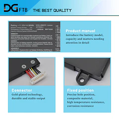 Batería de Repuesto 5XJ6R para Asus ZenBook Pro 15 UX535 UX535L UX564 UX564PH UX535LI Flip - DGFTB