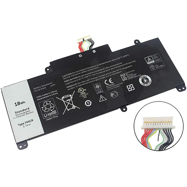 Batería de Repuesto BT04XL para Dell Venue 8 Pro 5830 Tablet Series(3.7V 18Wh) - HBFVG 2