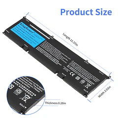 Batería de Repuesto 69KF2 para Dell XPS 15 9500 M15 M17 G7 15 7500 11.4V - KingSener