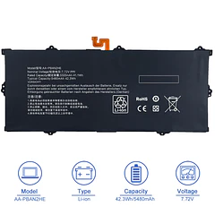 Batería de Repuesto AA-PBAN2HE para Samsung Galaxy Book Go 340XDA NP340XLA-KA4US NP340XLA-KA12US XE340XDA-KA3US-RB NP340XLA-KA2CA XE340XDA-KA1US - JOTACT