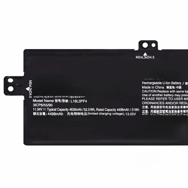 Batería de Repuesto L18L3PF4 para Lenovo IdeaPad S540-15IML S540-15IWL Series L18L3PF7 L18C3PF8 L18M3PF8 5B10T09089 5B10T09091 - Yafda 3