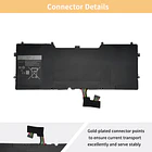 Batería de Repuesto C4K9V para Dell XPS 12 9Q33 L221X 13 9333 Ultrabook 13 XPS13 - NBULBL 3