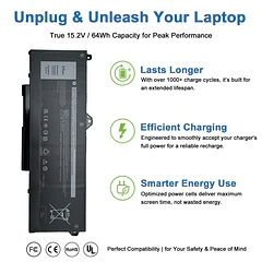 Batería de Repuesto GRT01 para Dell Latitude 5421 5431 5521 5531 Precision 3470 3561 3571 - HPXXDJA