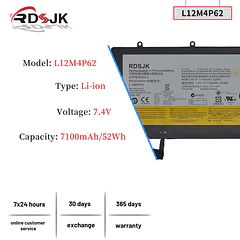 Batería de Repuesto L12M4P62 para Lenovo Ideapad U430 U430P U530 U530-20289 Touch 121500199 121500200 121500163 - RDSJ