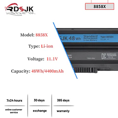 Batería de Repuesto 45N1096 para Dell Inspiron 14R 5420 15R 5520 17R 7720 4420 4520