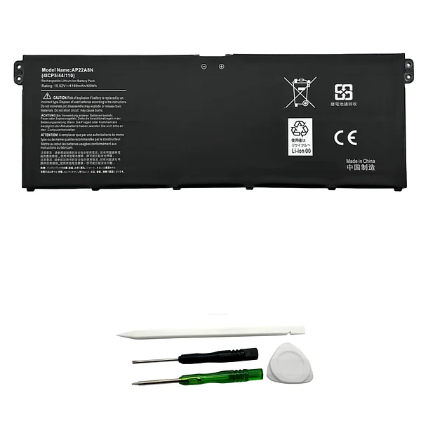 Batería de Repuesto AP22A8N para Acer Swift Go SFG14-71 SFG14-71T SFG16-71 TravelMate P2 TMP214-55 TMP214-55-TCO - Yafda 1