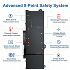Batería de Repuesto GRT01 para Dell Latitude 5421 5431 5521 5531 Precision 3470 3561 3571 - HPXXDJA 4