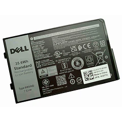 Batería de Repuesto 6WVHD para DELL Latitude 7230 Rugged Extreme Series Laptops P/N: T06H T06H001 - DELL