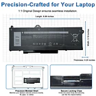Batería de Repuesto GRT01 para Dell Latitude 5421 5431 5521 5531 Precision 3470 3561 3571 - HPXXDJA 5