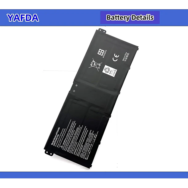 Batería de Repuesto AP22A8N para Acer Swift Go SFG14-71 SFG14-71T SFG16-71 TravelMate P2 TMP214-55 TMP214-55-TCO - Yafda 5