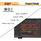 Batería de Repuesto 6MT4T para Clevo PA70HS PA71HP6 PA71HS PA71ES 3