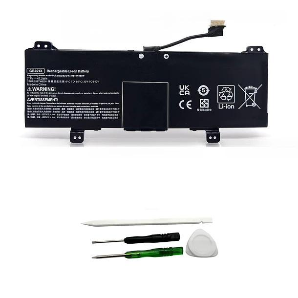 Batería de Repuesto GB02XL para diversos equipos compatibles según modelo GB02XL - HCSK 1