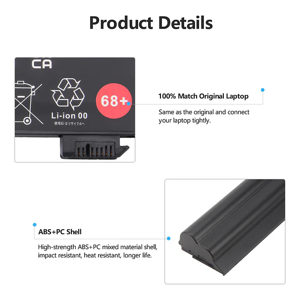 Batería de Repuesto 45N1128 para Lenovo ThinkPad T440 T450 T460 T440s T450s 3