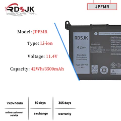 Batería de Repuesto J0PGR para Dell Chromebook 3400 3100 2-in-1 5488 5493 5593 P90F Series - JPFMR