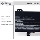 Batería de Repuesto GB02XL para diversos equipos compatibles según modelo GB02XL - HCSK 6