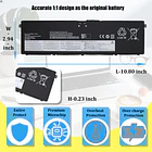 Batería de Repuesto L23M4PF1 para Lenovo IdeaPad Pro 5-14IMH9 5-14AHP9 5-16IMH9 5-16AHP9 Yoga Pro 9-16IMH9 - GlottyBatt 5