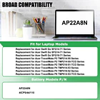 Batería de Repuesto AP22A8N para Acer Swift Go SFG14-71 SFG14-72 SFG16-71 TravelMate P2 TMP214-55 TMP216-51-TCO - RHKRKQN 3